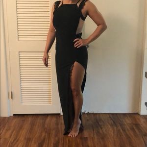 Black cocktail dress